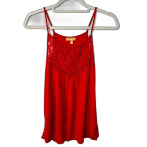 Takara Lace Camisole Top Red Size S